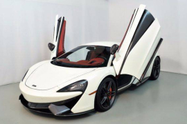McLaren 570s White on Red Coupe