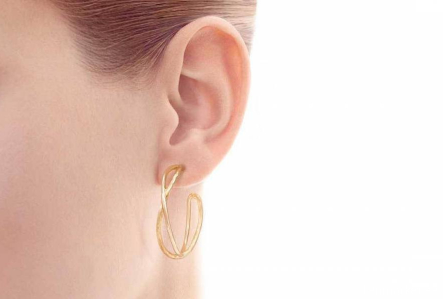 Gold Plated Sterling Silver Diamond Accent
